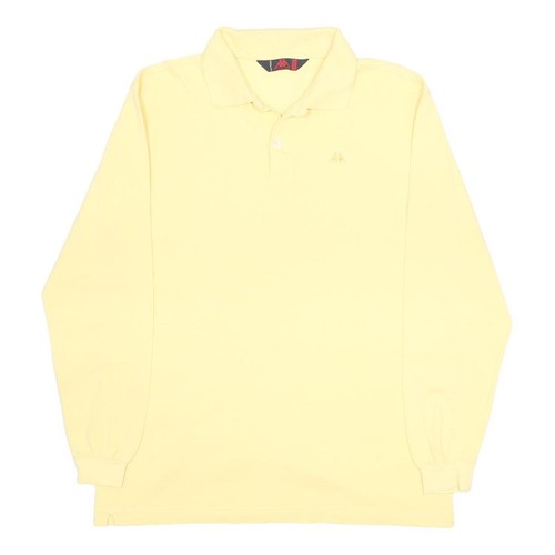 Polo kappa uomo gialla manica - kappa,
