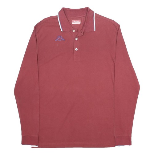 Polo uomo kappa marrone manica - uomo,