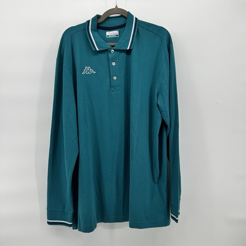 Polo kappa uomo - xxl, teal