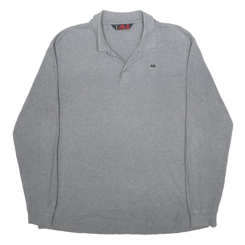 Polo kappa uomo grigia manica - uomo,